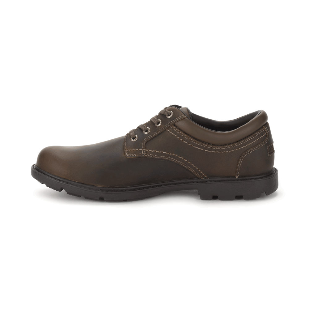 Rockport Mens Oxfords Brown - Storm Surge Plain Toe - UK 038-RFHDCJ